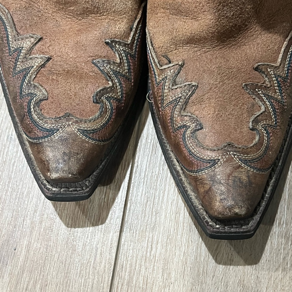 Ariat Women's Heritage Western Cowboy X-Toe Wingtip 9B - Picture 6 of 8